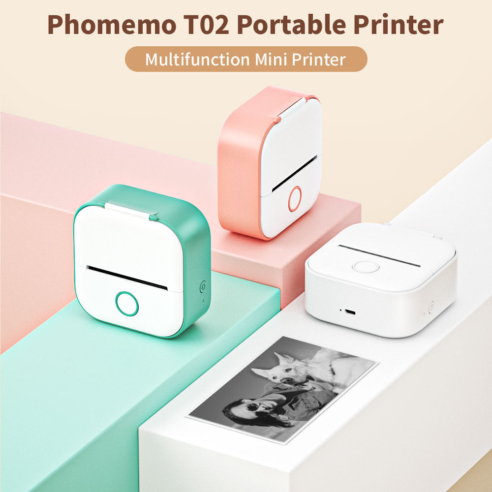 T02 Thermal Portable Pocket Printer