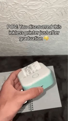 T02 Thermal Portable Pocket Printer